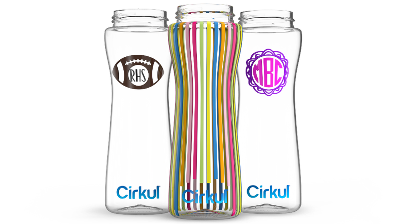 Custom 22oz. Plastic Bottle & Comfort Grip Lid vj36v 7suuq hz7bd ccem9