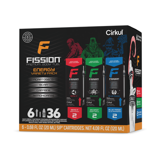 Fission® 6-Pack Variety Pack 3hfyw j8uar 9afue 96a9v