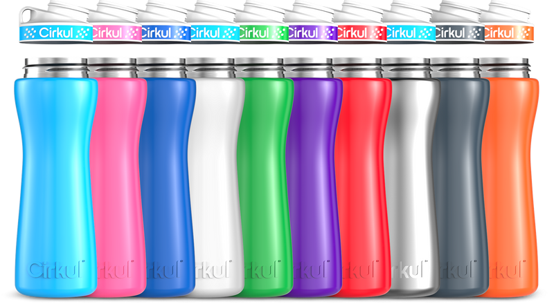 Custom 22oz. Stainless Steel Bottle & Comfort Grip Lid ertwg juxbk d8q2d x69ap