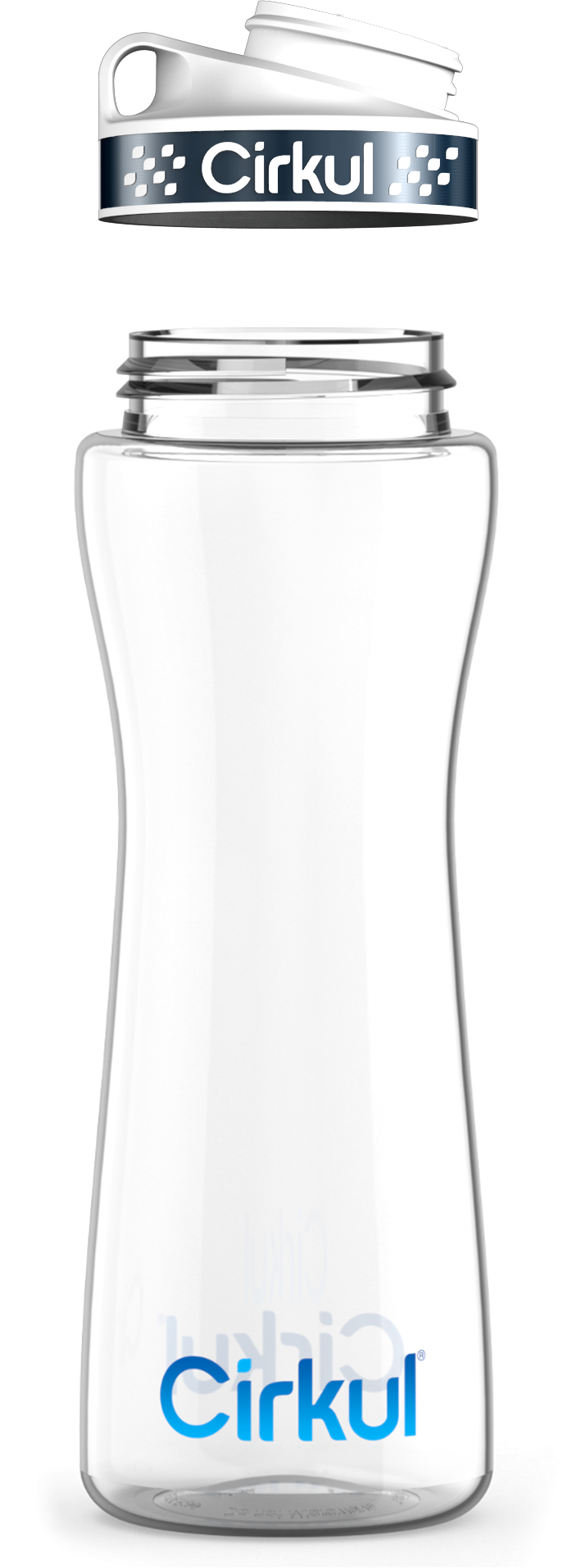 Custom 22oz. Plastic Bottle & Comfort Grip Lid vj36v 7suuq hz7bd ccem9