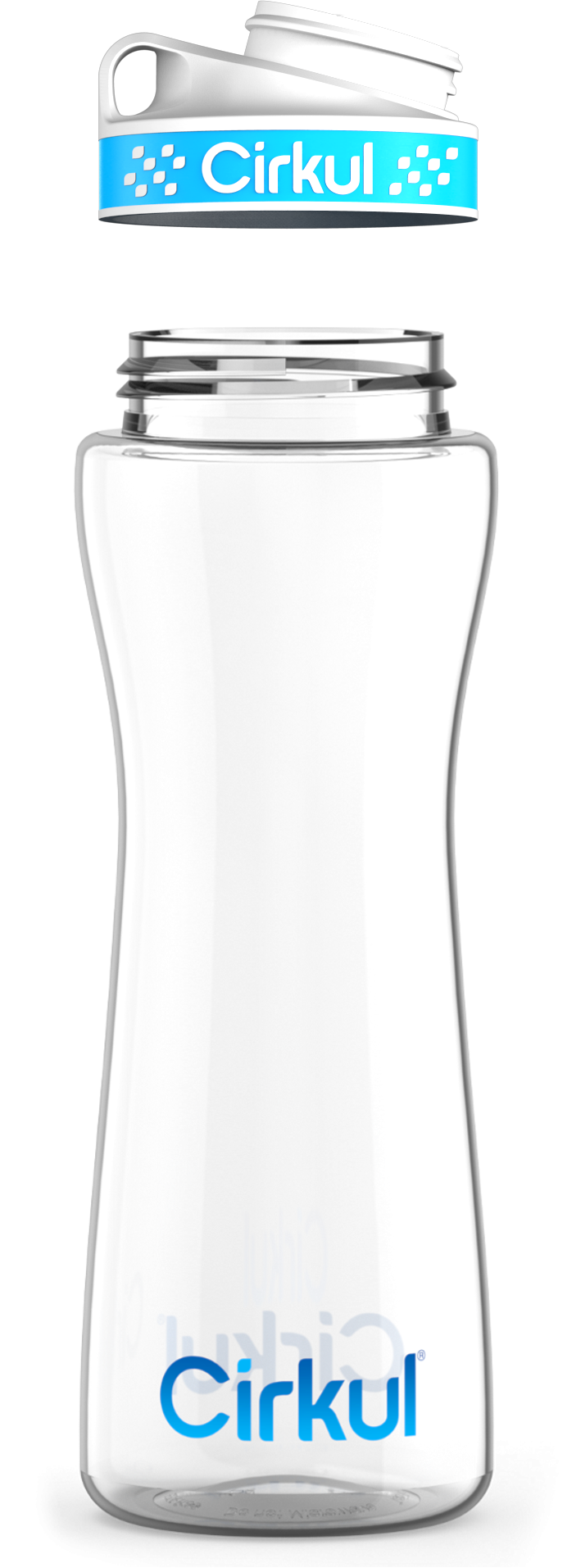 Custom 22oz. Plastic Bottle & Comfort Grip Lid vj36v 7suuq hz7bd ccem9