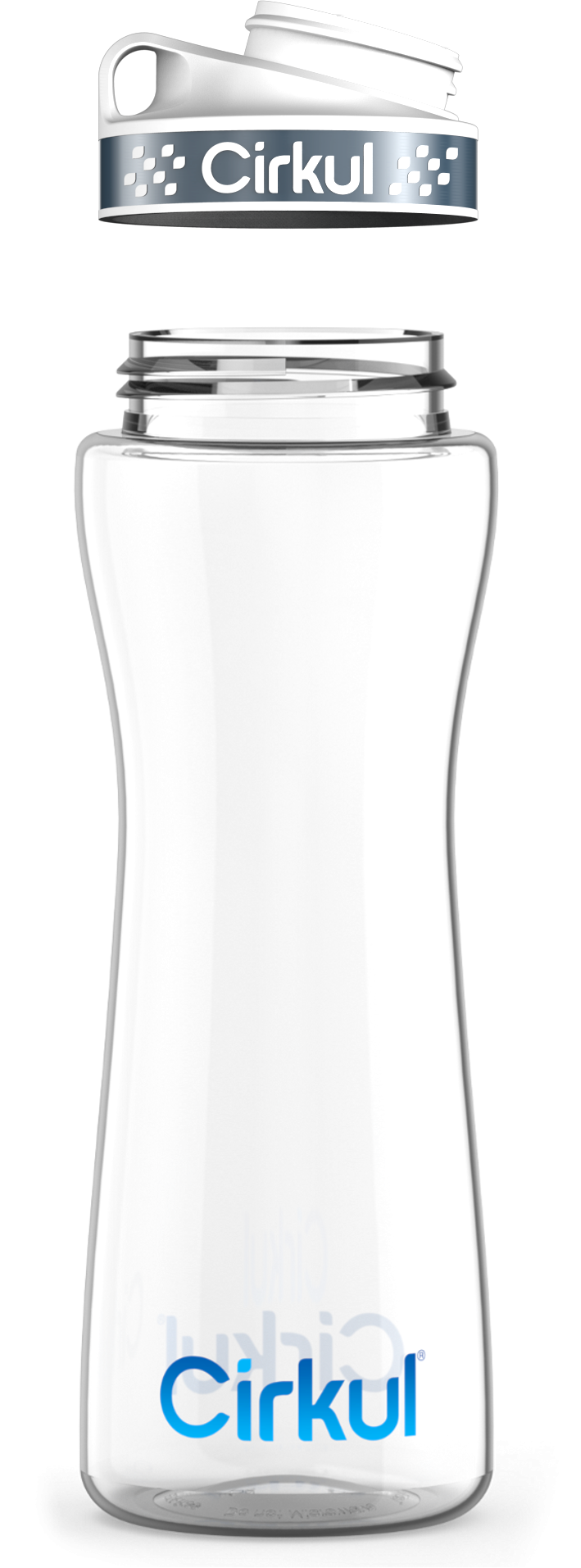 Custom 22oz. Plastic Bottle & Comfort Grip Lid vj36v 7suuq hz7bd ccem9