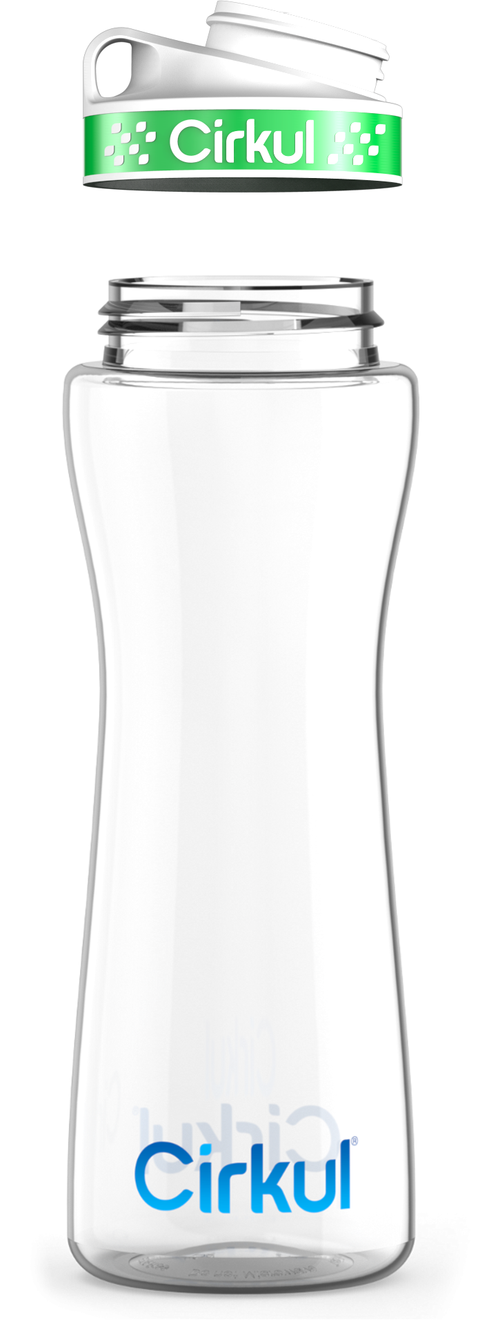 Custom 22oz. Plastic Bottle & Comfort Grip Lid vj36v 7suuq hz7bd ccem9
