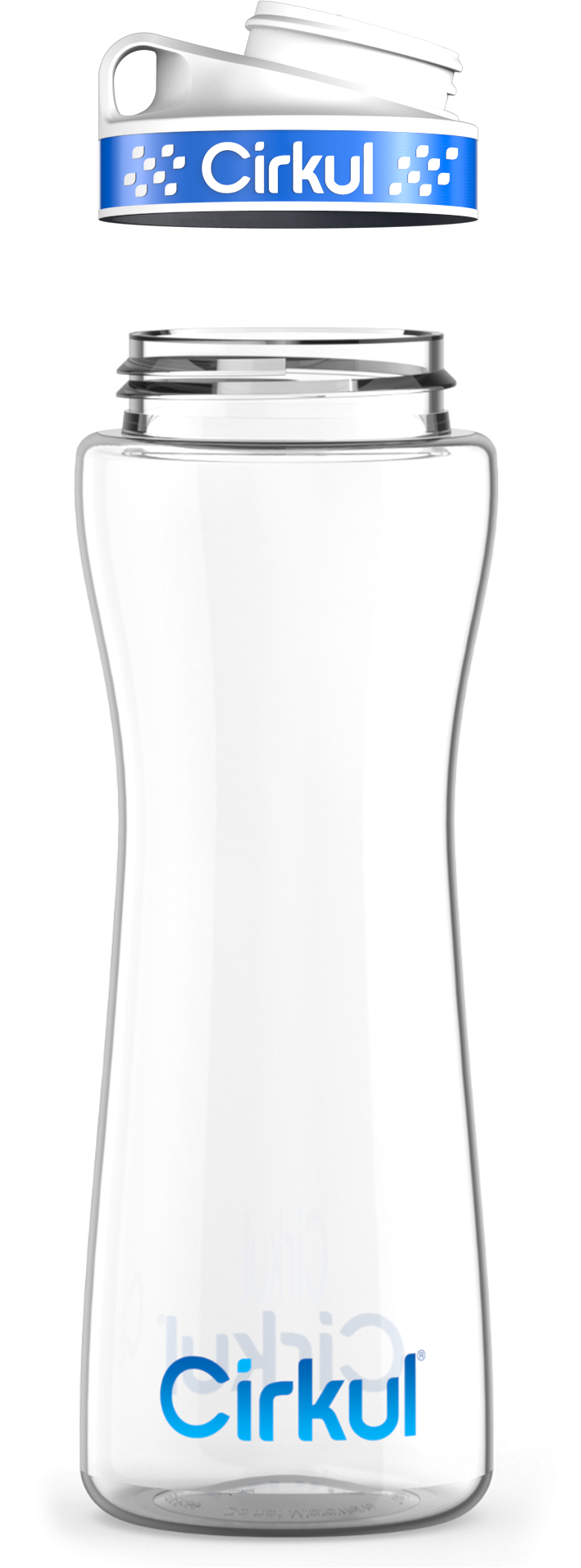 Custom 22oz. Plastic Bottle & Comfort Grip Lid vj36v 7suuq hz7bd ccem9
