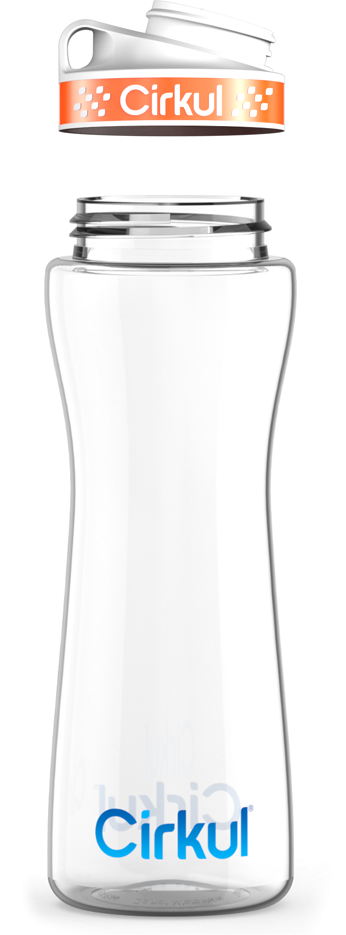 Custom 22oz. Plastic Bottle & Comfort Grip Lid vj36v 7suuq hz7bd ccem9