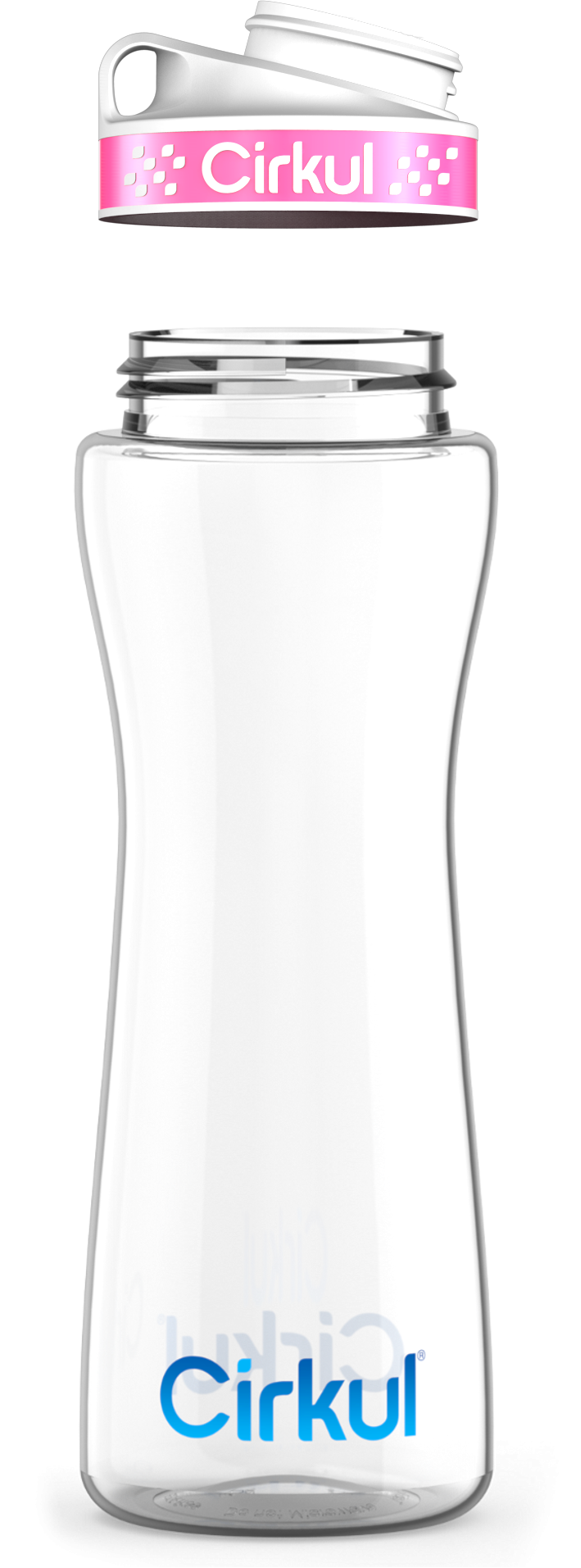 Custom 22oz. Plastic Bottle & Comfort Grip Lid vj36v 7suuq hz7bd ccem9