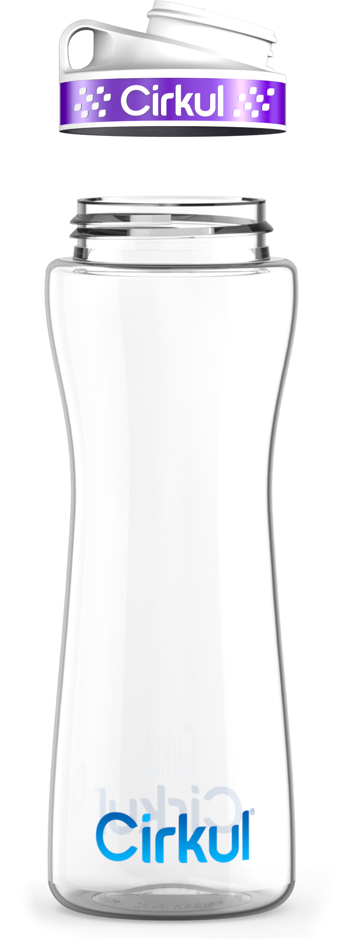 Custom 22oz. Plastic Bottle & Comfort Grip Lid vj36v 7suuq hz7bd ccem9