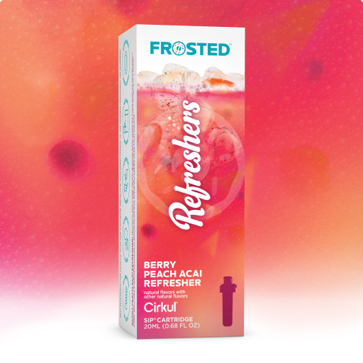 Frosted Berry Peach Acai Refresher f355j m4qu2 vr3xp xpmd6
